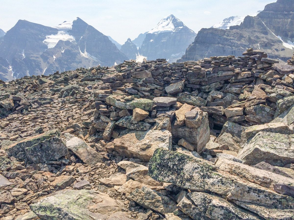 Rocks along the Mount St. Piran Hike near Lake Louise, Banff National Park, Alberta