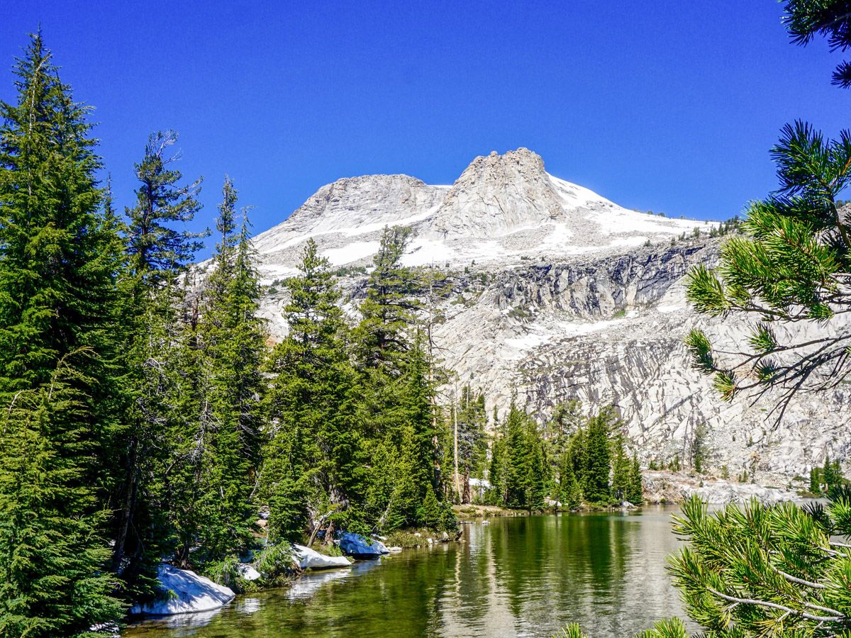 Mountain at Mount Hoffman Hike in Yosemite National Park