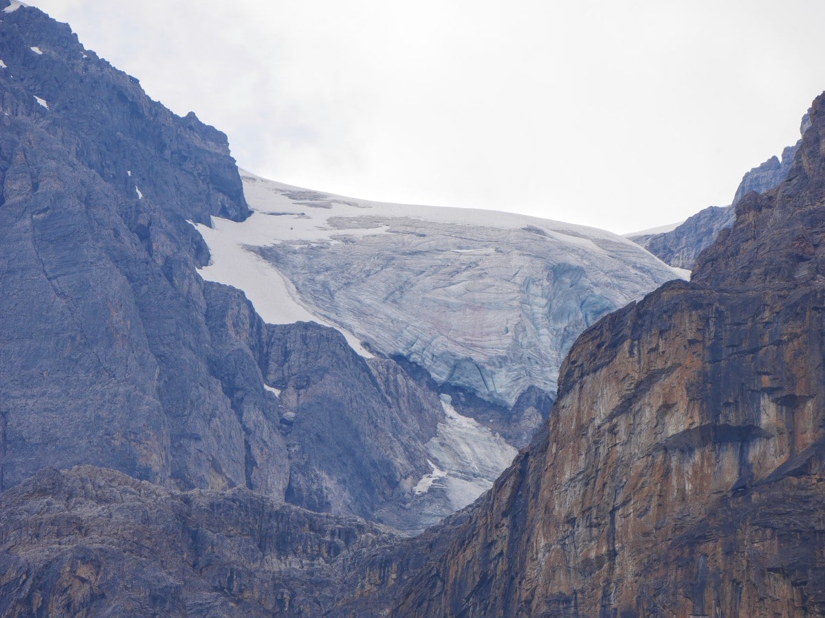 Molar Glacier on the North Molar Pass Hike from the Icefields Parkway near Banff National Park