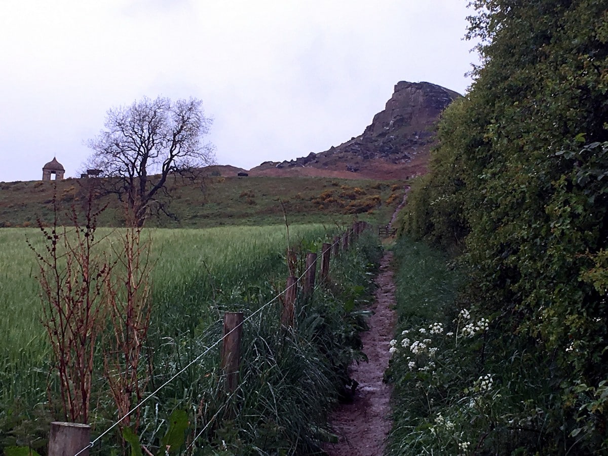 Footpath of the Captain Cook's Monument and Roseberry Topping Hike in North York Moors, England