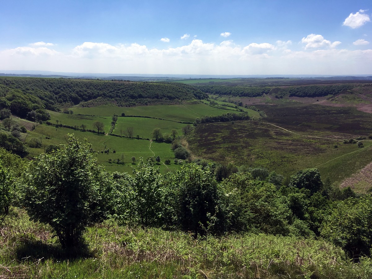 Hole of Horcum Hike in North York Moors, England