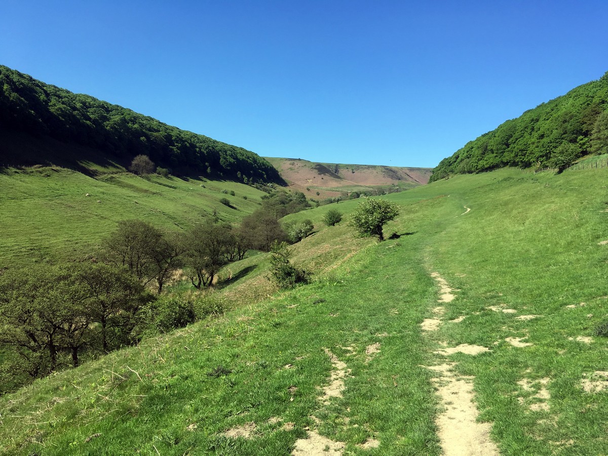 Low Horecum on the Hole of Horcum Hike in North York Moors, England