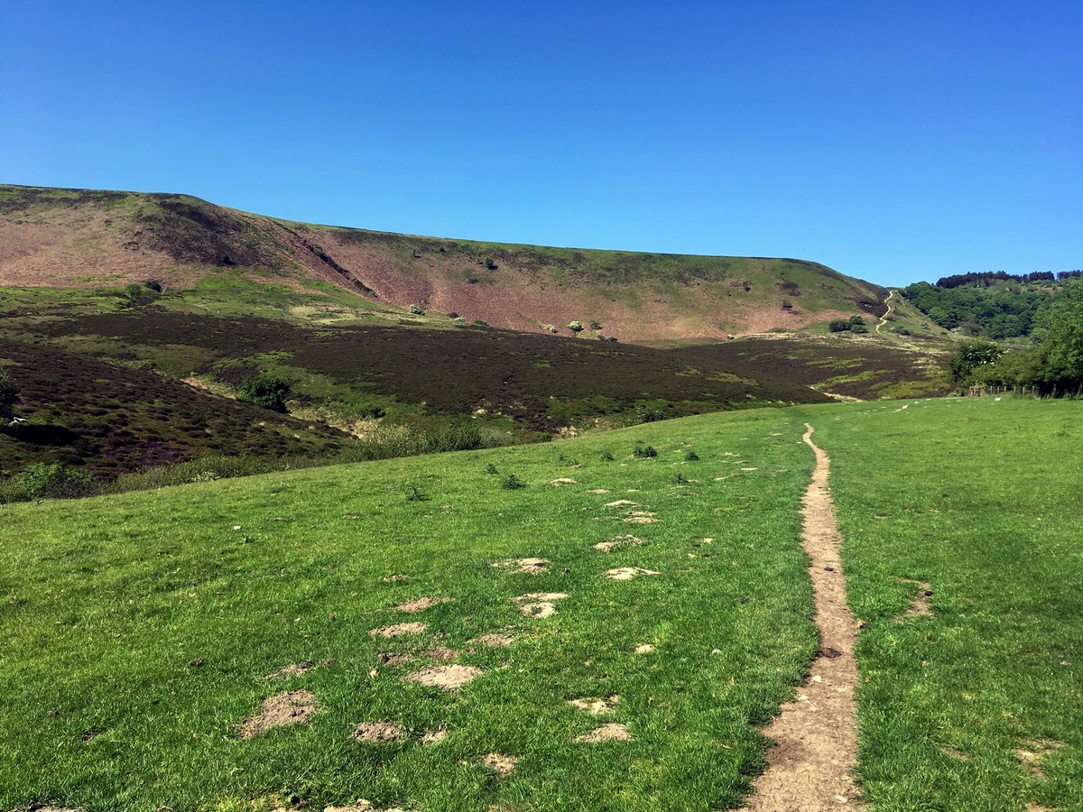 Views of the Hole of Horcum Hike in North York Moors, England