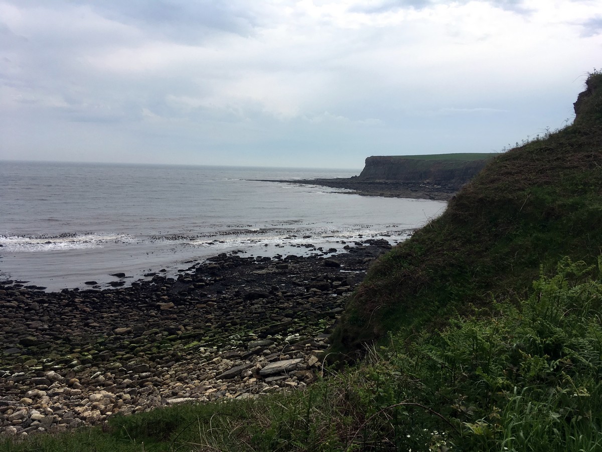 Cloughton Wyke on the Cloughton and Hayburn Wyke Hike in North York Moors, England