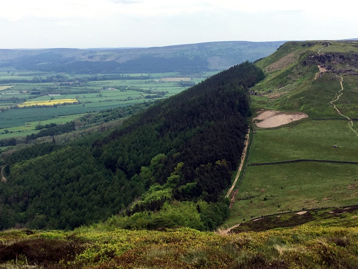 Cleveland Way to Wain Stones on the Cold Moor and Urra Moor Hike in North York Moors, England