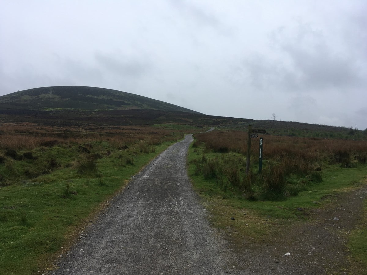 Trailhead of the Black Hambleton Hike in North York Moors, England