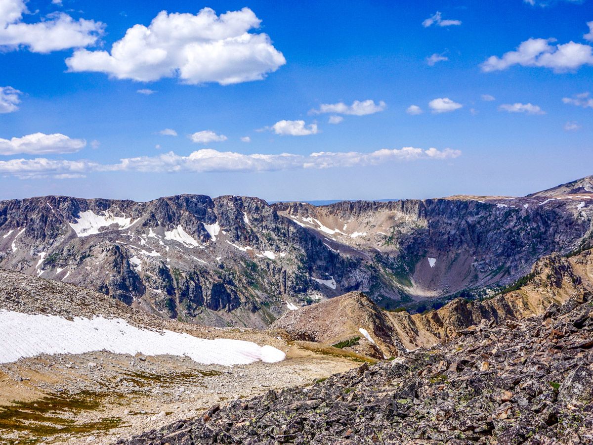 Mountain Trail at Paintbrush Divide Hike in Grand Teton National Park