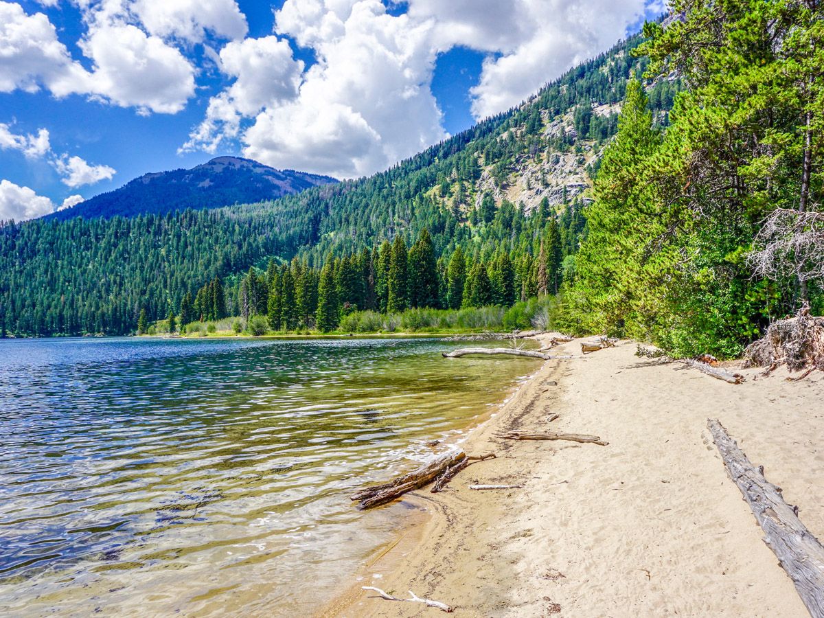 Lakeside at Phelps Lake Hike in Grand Teton National Park