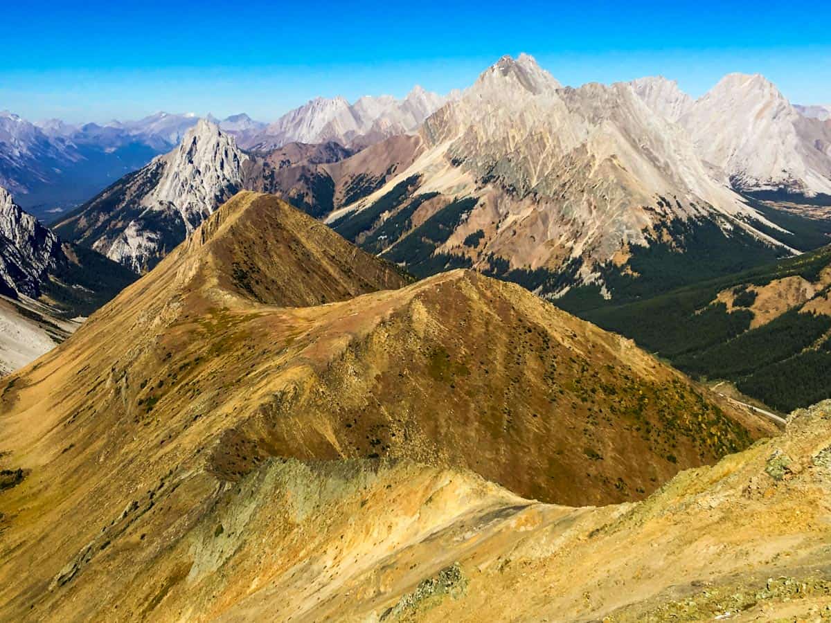 Views from the Pocaterra Ridge Hike in Kananaskis, near Canmore