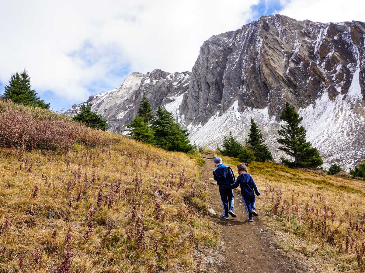 Kids love the Ptarmigan Cirque Hike in Kananaskis, near Canmore