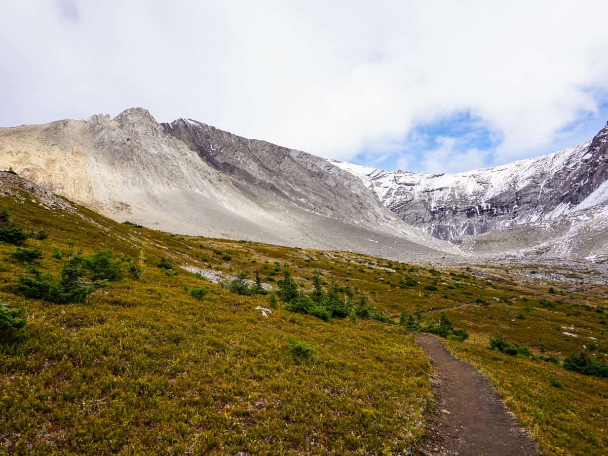 Panorama from the Ptarmigan Cirque Hike in Kananaskis, near Canmore