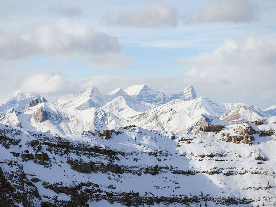 Helicopter landing pad on the Moose Mountain Hike from Bragg Creek, Kananaskis