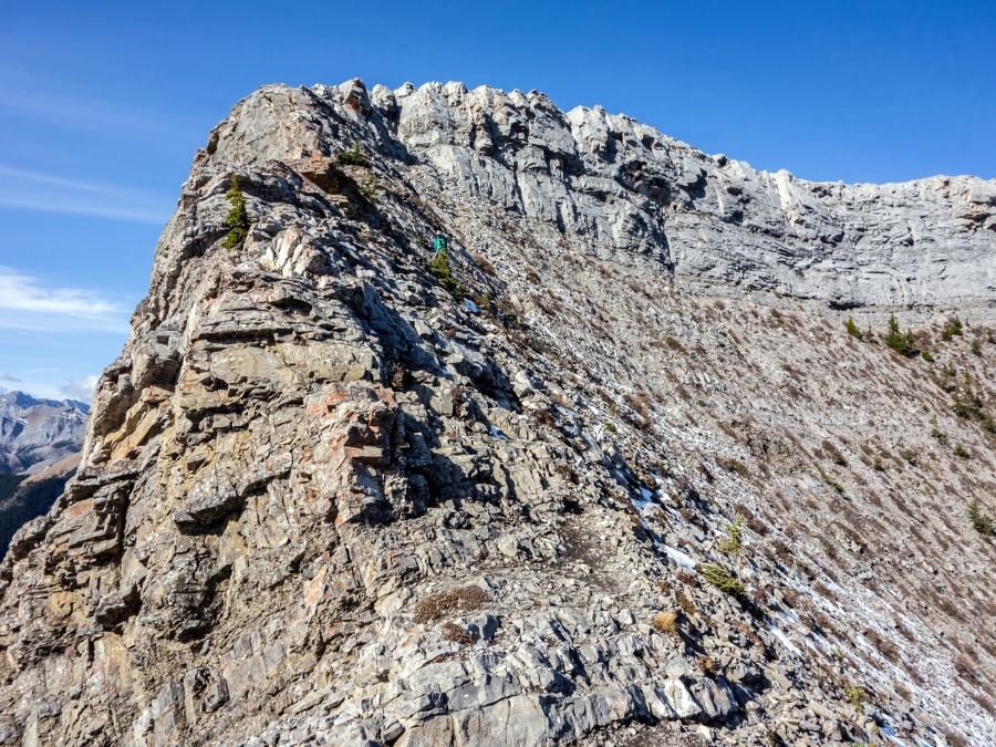 Scramblers on the Nihahi Ridge Hike from Bragg Creek, Kananaskis