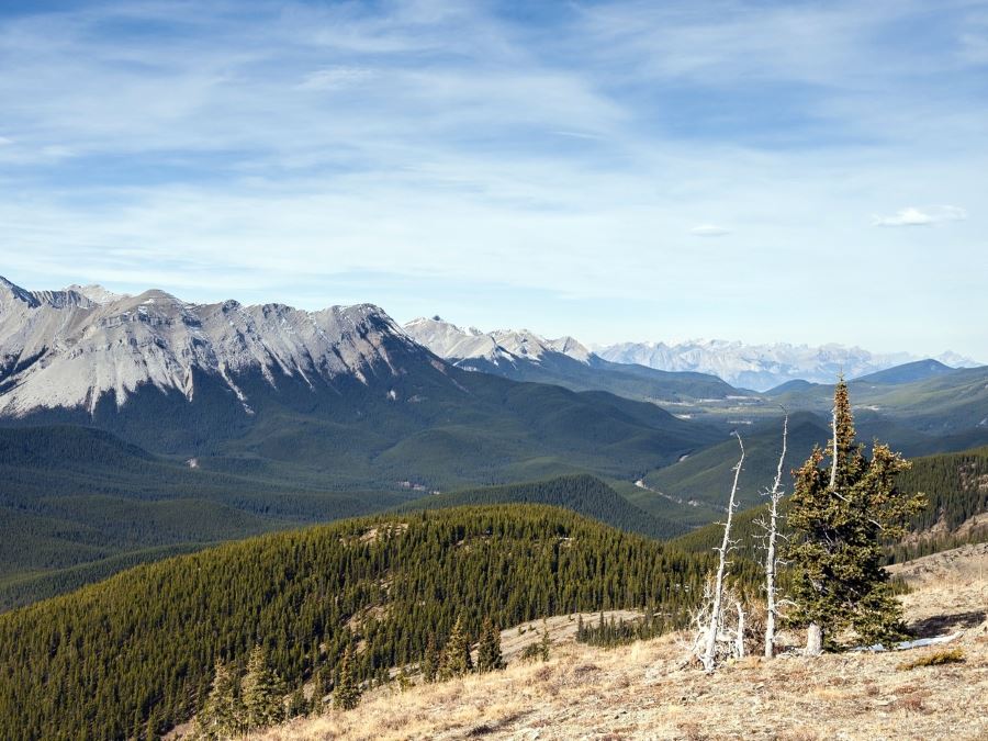 Powderface Ridge Hike near Bragg Creek has beautiful views of the valley