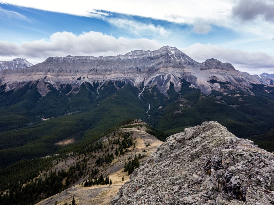 Ridge from the Mount Ware Hike in Sheep River Provincial Park, Kananaskis