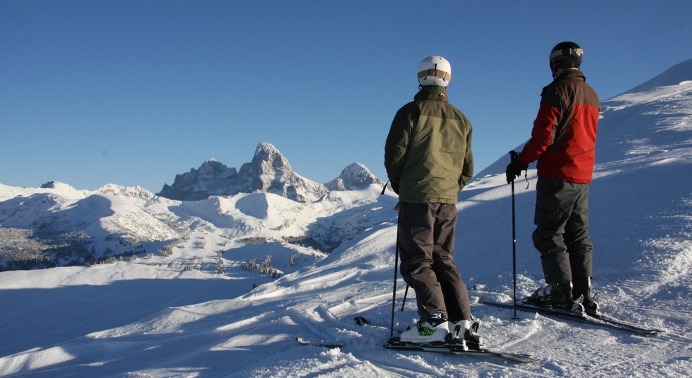 Skiing is a great idea for a winter weekend in Grand Teton National Park