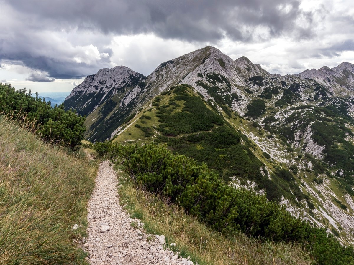 Mount Vogel from the Vogel and Rodica Hike in Julian Alps, Slovenia