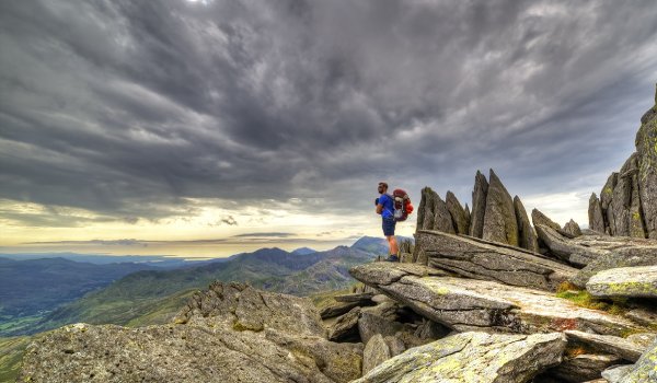 Hiking the world's most beautiful places includes hiking in Snowdonia, Wales, UK