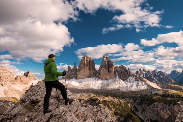 Hiking the world's most beautiful places includes hiking in Dolomites, Italy