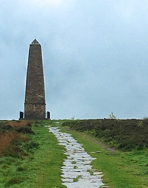 Captain Cook's Monument and Roseberry Topping walk in North York Moors, England