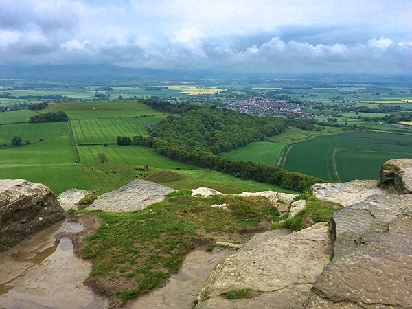 Captain Cook's Monument and Roseberry Topping trail, North York Moors