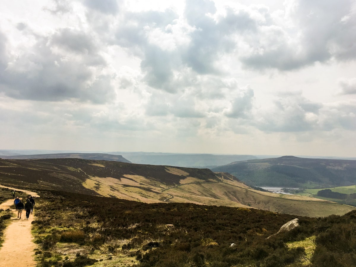 On Derwent Edge on Derwent Edge Hike in Peak District, England