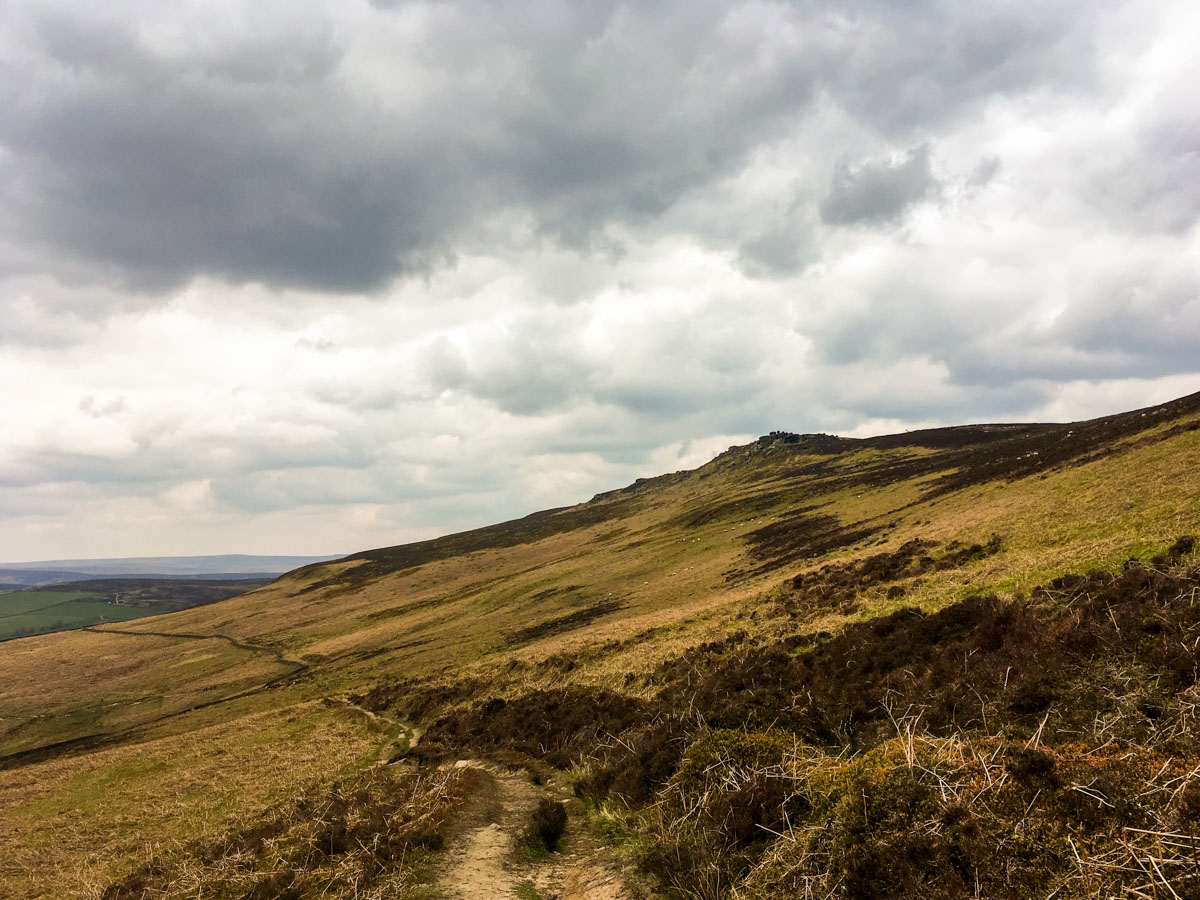 Wheel Stones on Derwent Edge Hike in Peak District, England