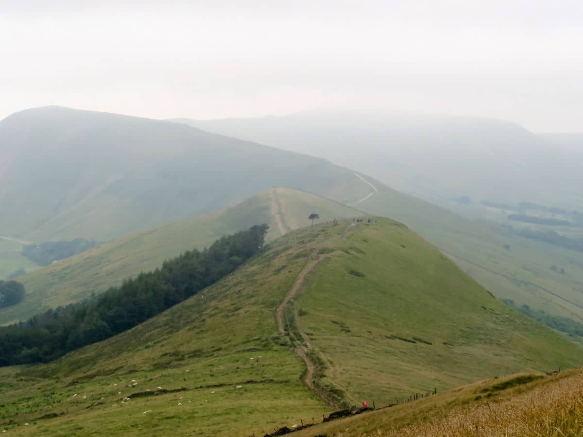 Great Ridge and Win Hill Hike in Peak District has great views