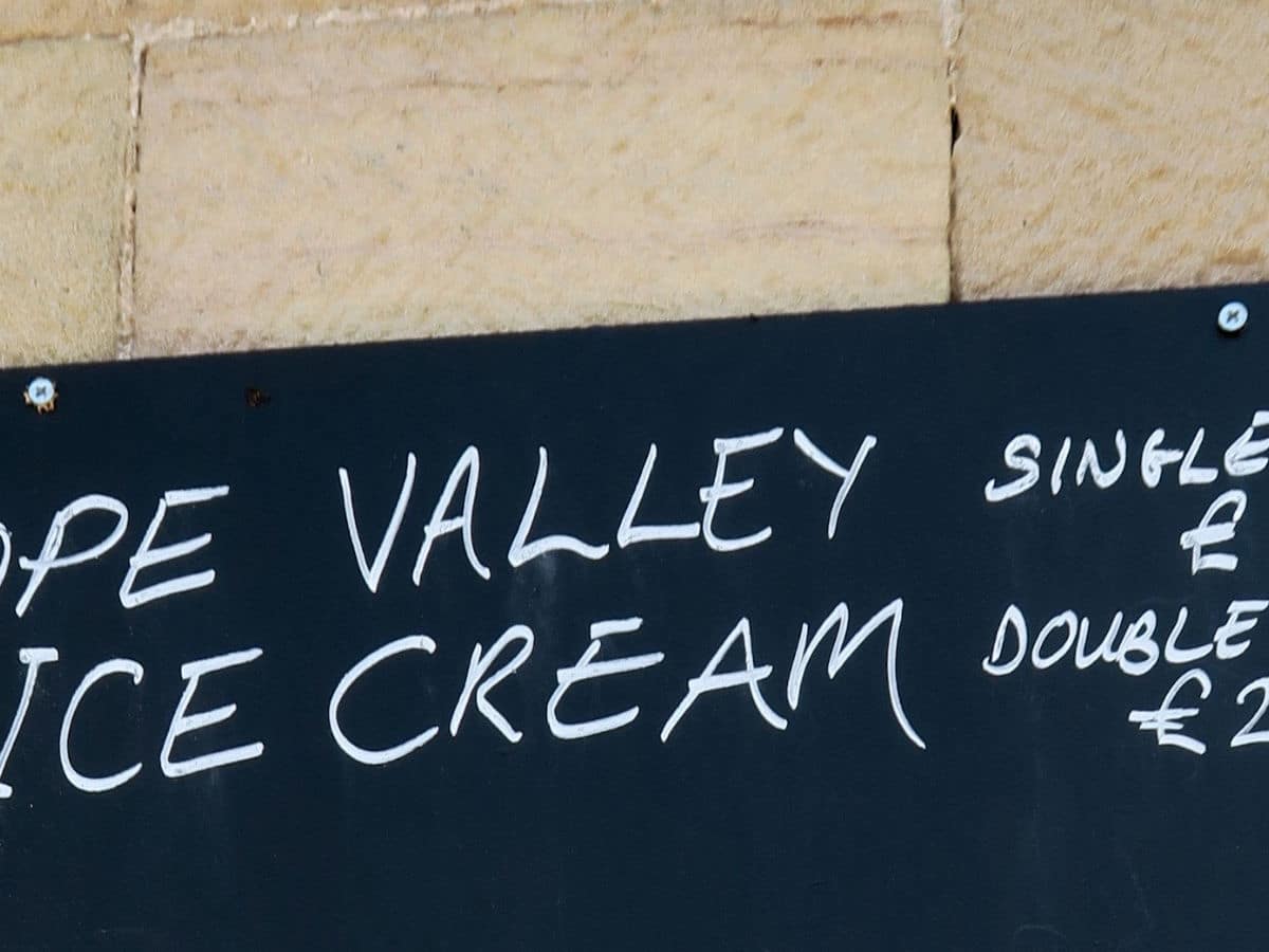 A local treat on the Monsal Trail Hike in Peak District, England