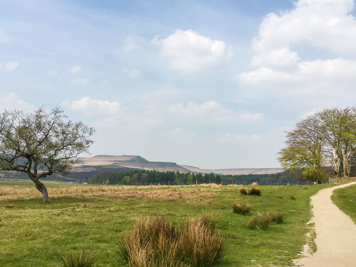 Longshaw Estate grounds on Padley Gorge Hike in Peak District, England
