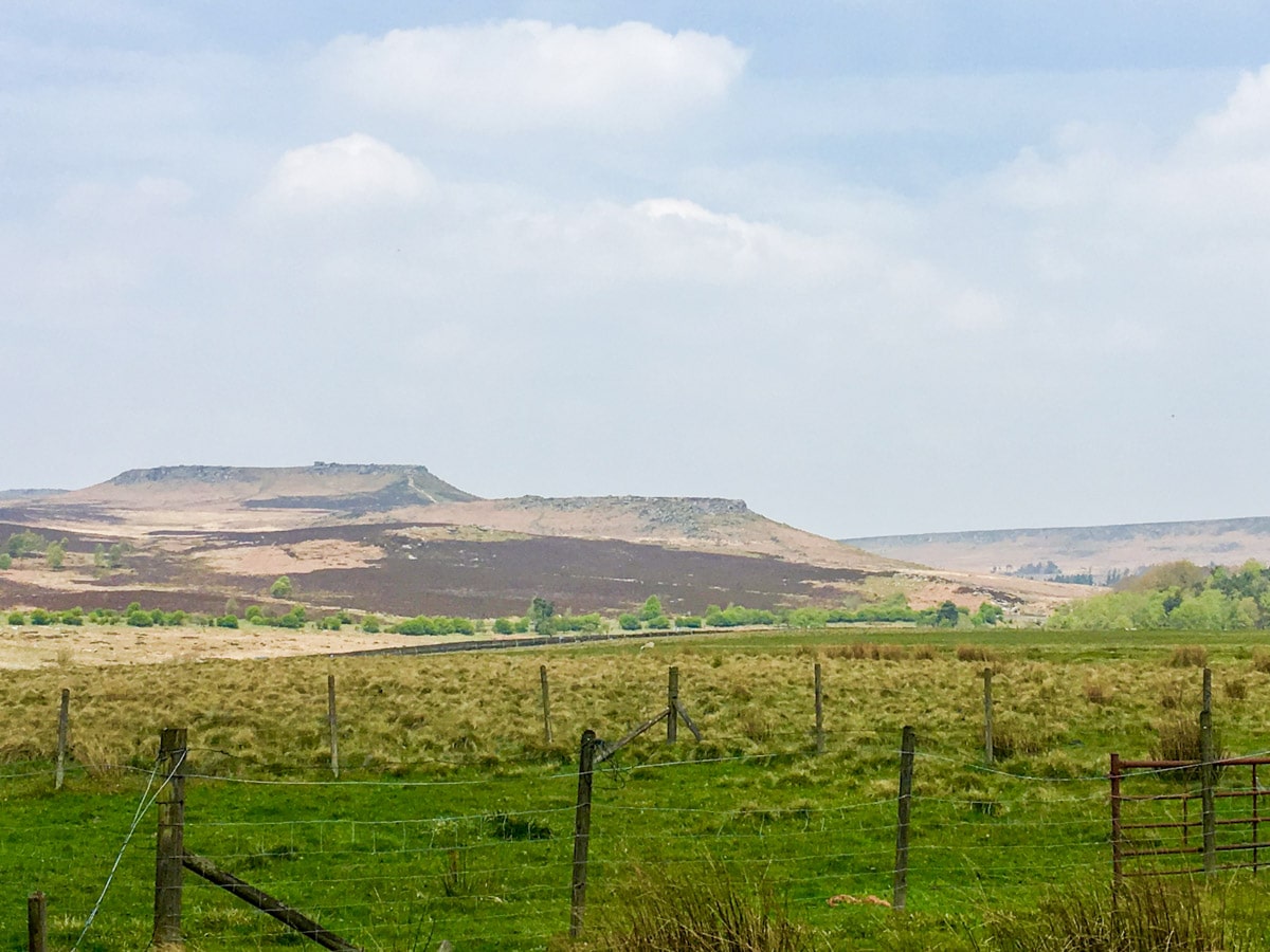 Higger Tor and Burbage Edge on the Padley Gorge Hike in Peak District, England