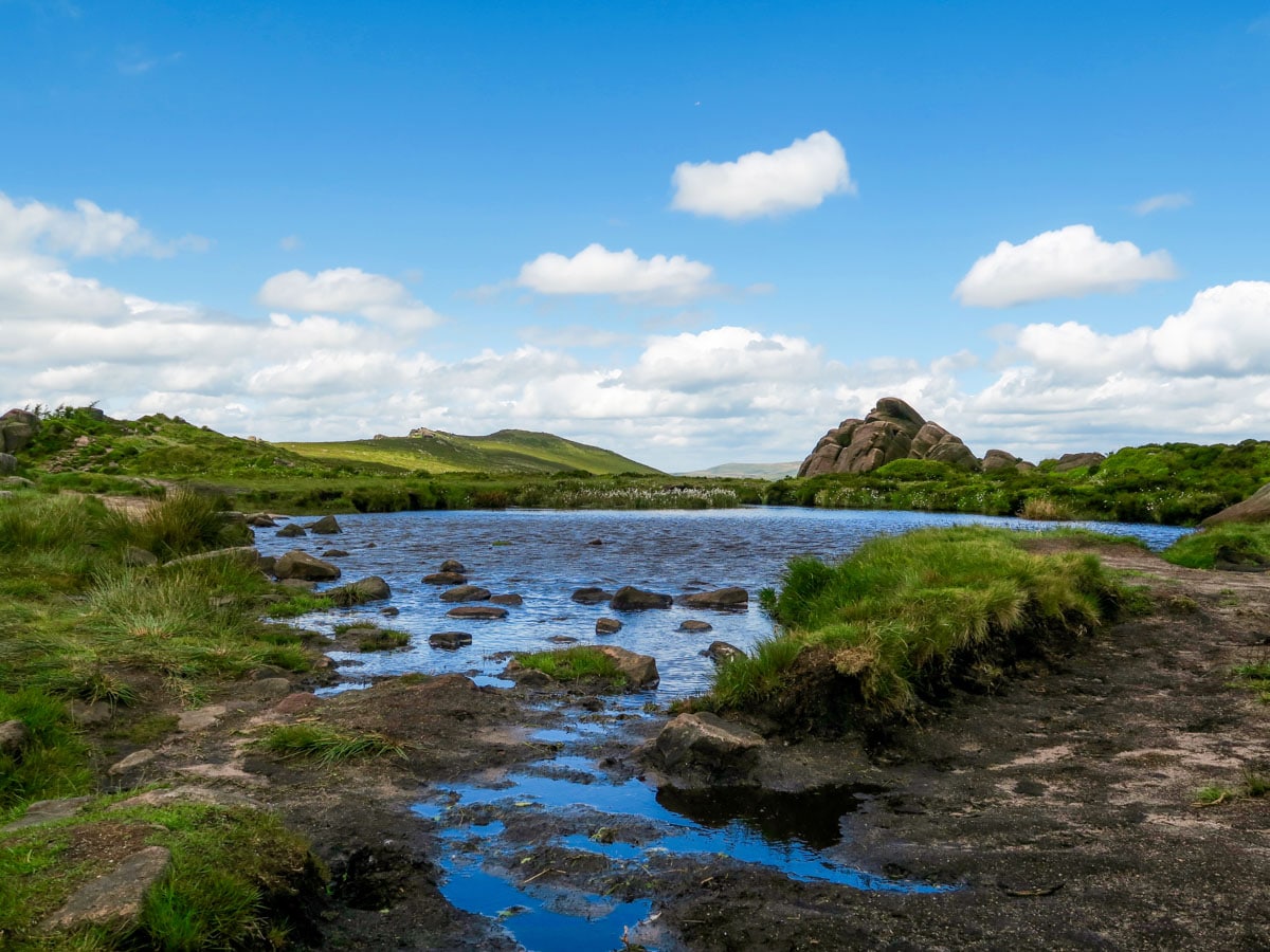 Doxey Pool on The Roaches and Lud's Church Hike in Peak District, England