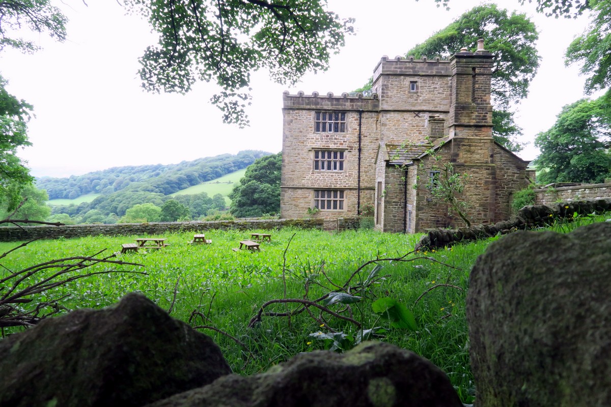 You can see North Lees Hall while on the Stanage Edge from Hathersage Hike in Peak District, England