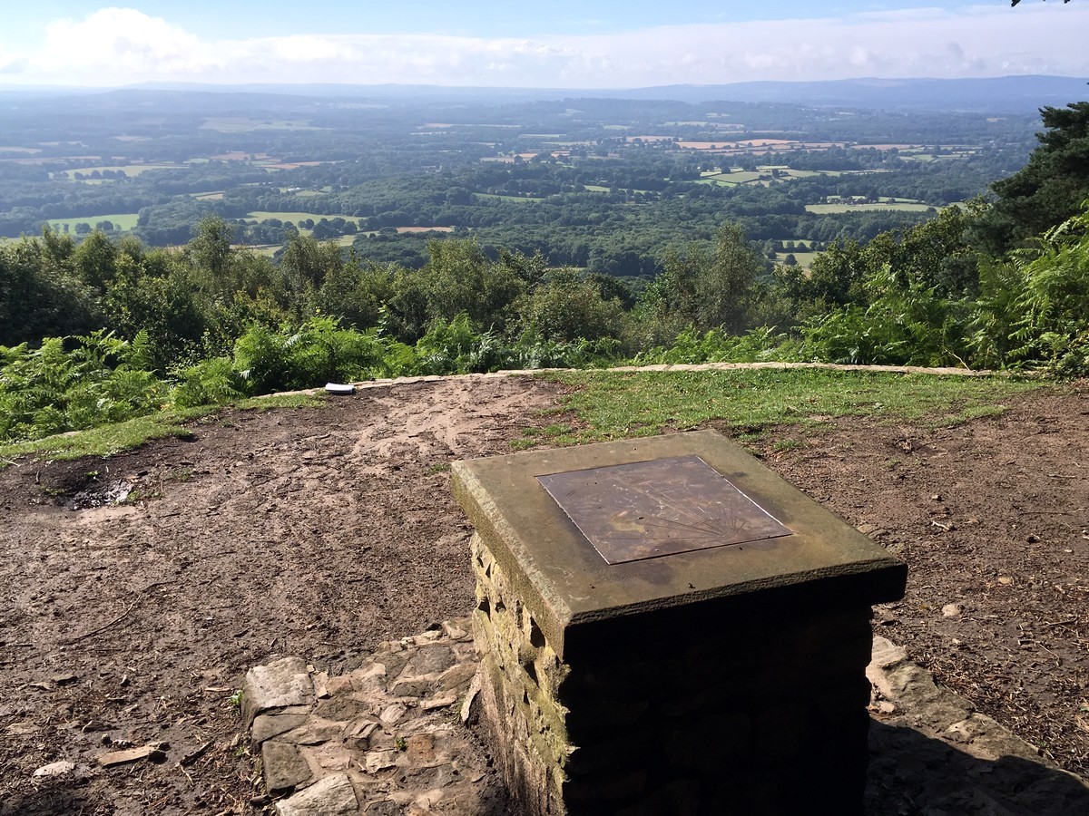 Alfred Tennyson's favorite viewpoint on the Temple of the Winds Hike in South Downs, England