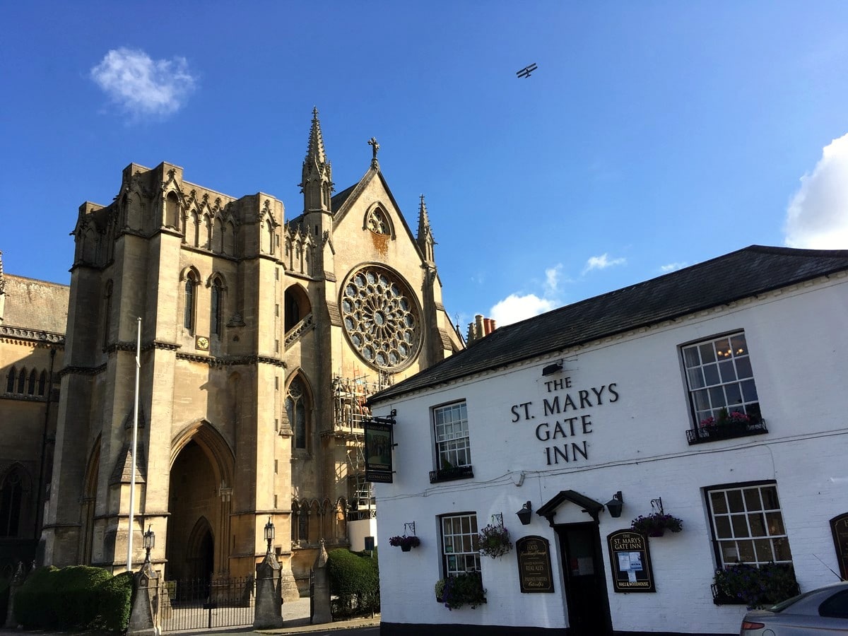 St Mary's Gate Inn on the Arundel Castle and Pubs Hike in South Downs, England