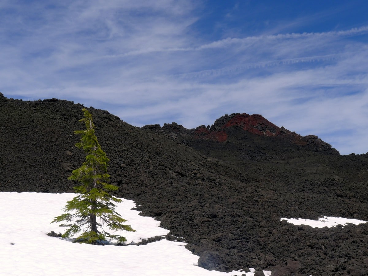 Little crater on the Belknap Crater Hike near Bend, Oregon