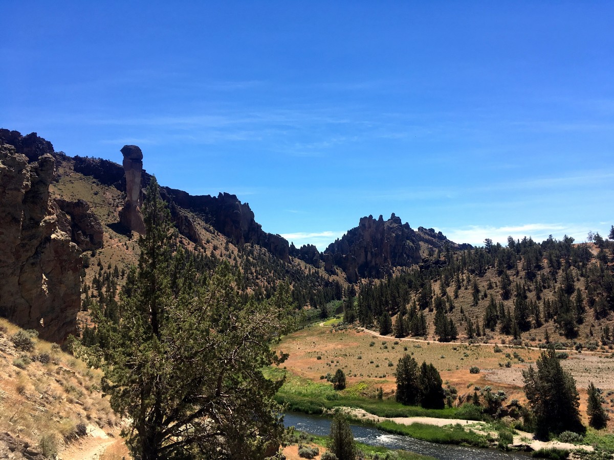 Monkeys Face from the Smith Rock’s Summit Trail Loop Hike near Bend, Oregon