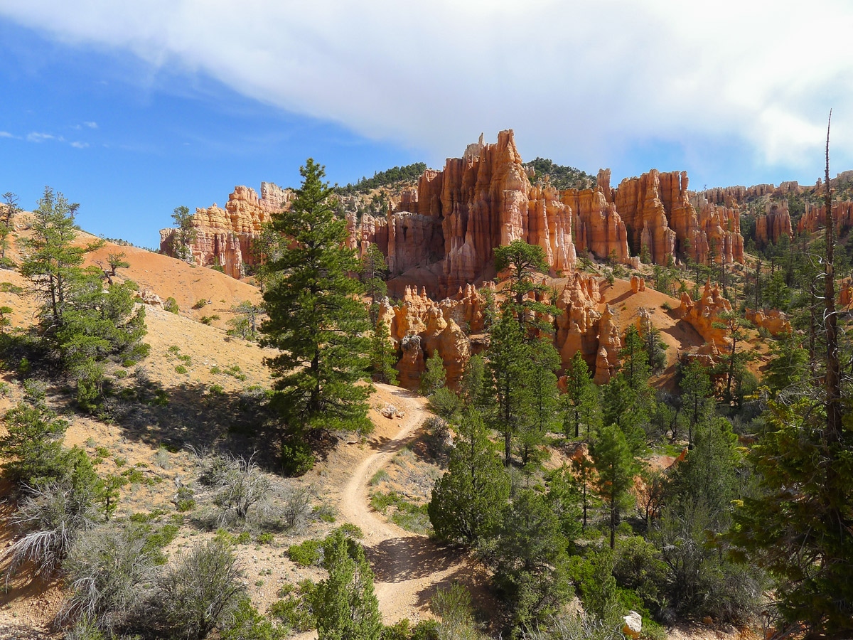 Scenery from Fairyland Loop Trail hike in Bryce Canyon National Park