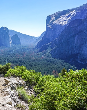 Panorama Trail hike in Yosemite National Park