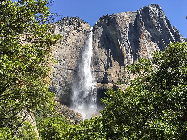 Yosemite Falls hike in Yosemite National Park