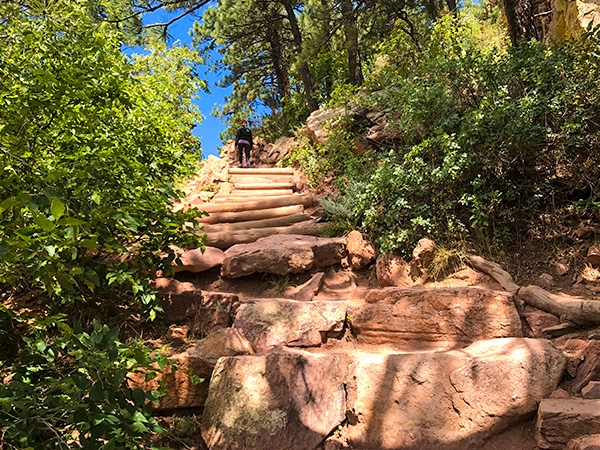 Scenic views on the Mount Sanitas hike near Boulder, Colorado