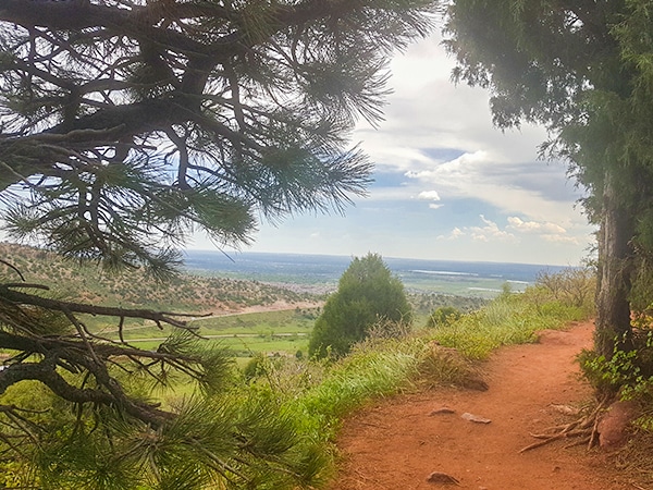 Scenery from the Matthew/Winters Park hike in Denver, Colorado