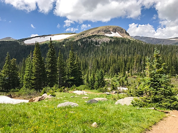 Trail of the Long Lake hike in Indian Peaks, Colorado