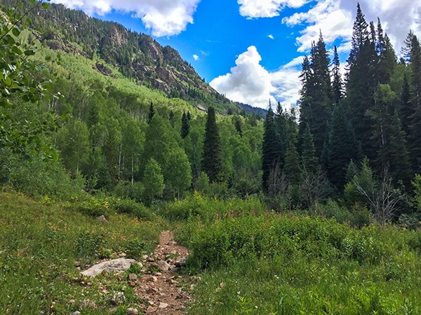 Scenery from the Gore Lake Trail hike near Vail, Colorado