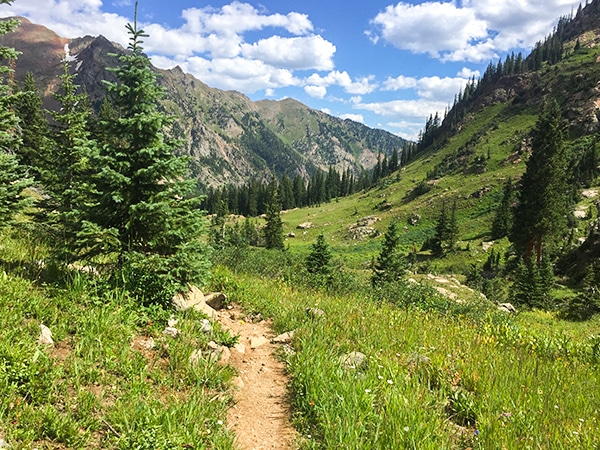 Pitkin Lake Trail hike near Vail, Colorado