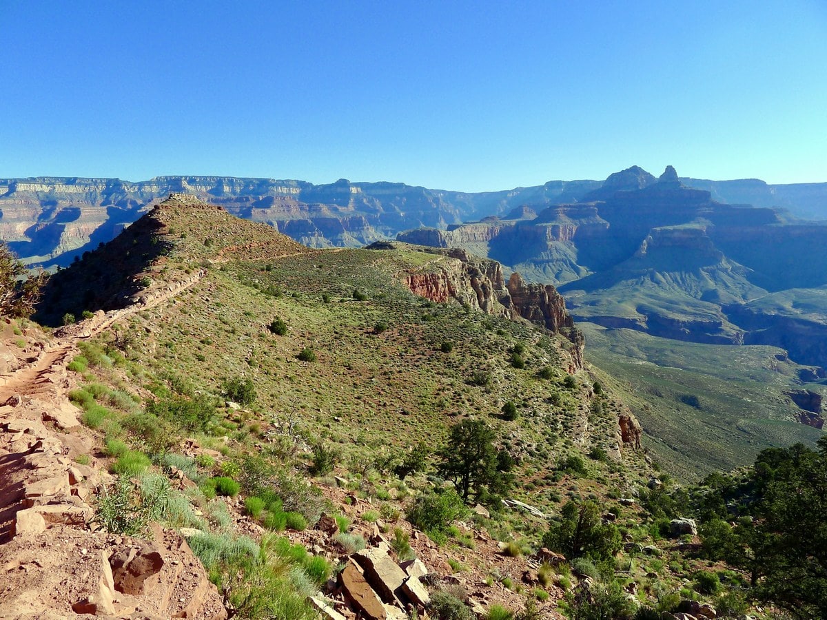 Cedar Ridge from the South Kaibab Trail Hike in Grand Canyon National Park, Arizona