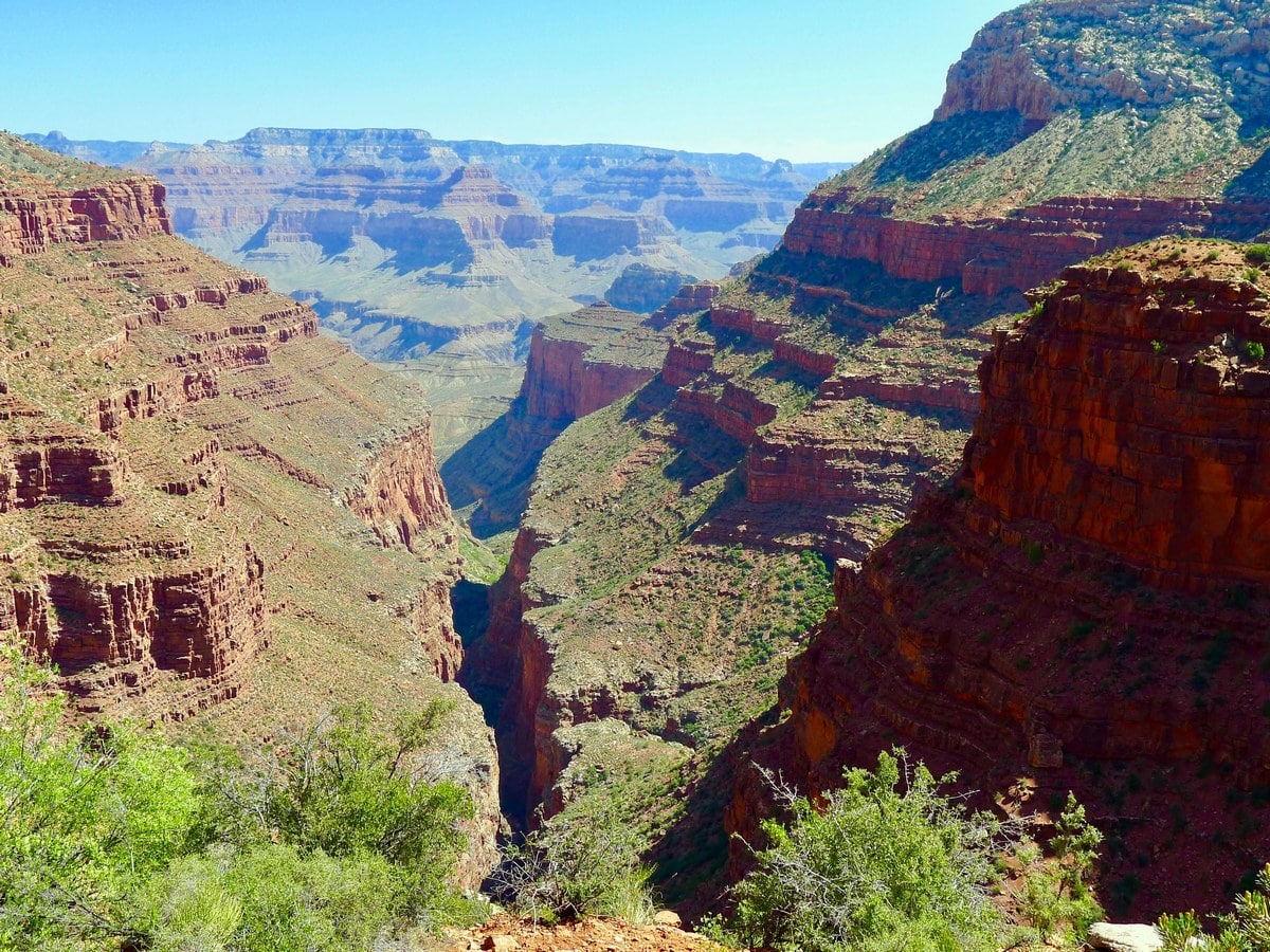 Inner Canyon from the Dripping Springs Hike in Grand Canyon National Park, Arizona