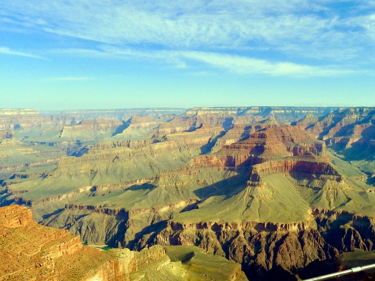 Canyon views from the South Rim Trail Hike in Grand Canyon National Park, Arizona