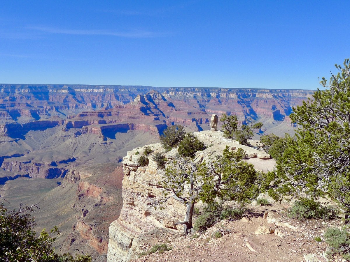 Views from the Shoshone Point Hike in Grand Canyon National Park, Arizona