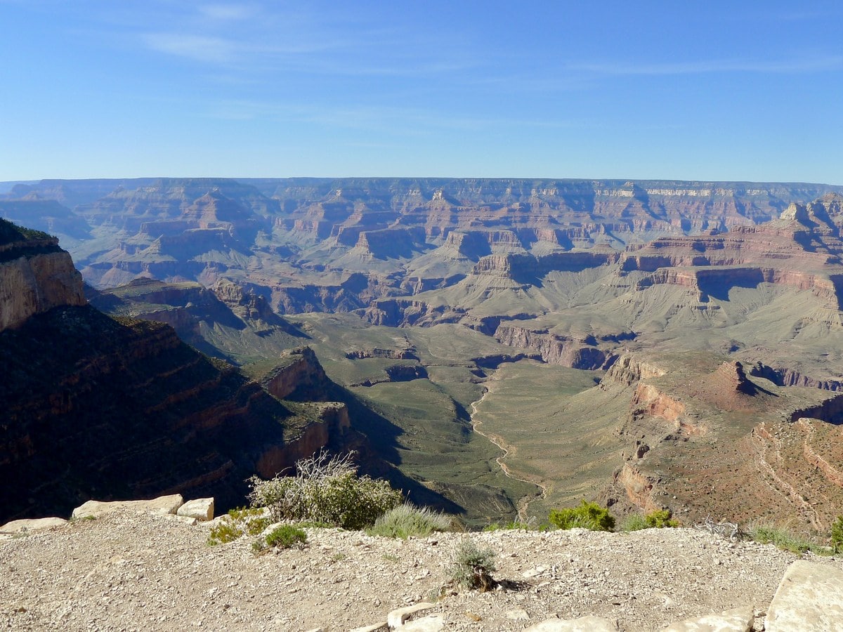 Trail from the Shoshone Point Hike in Grand Canyon National Park, Arizona